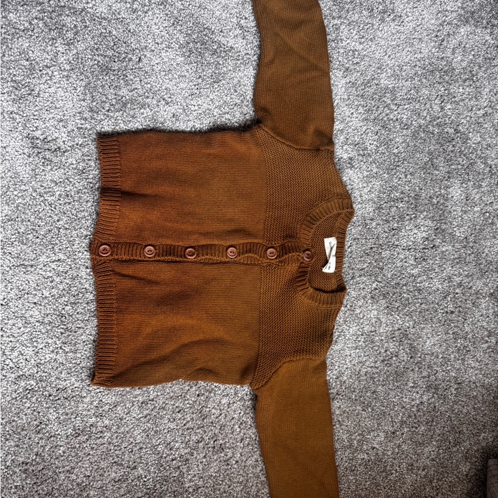Quincy Mae Brown Kids Sweater
